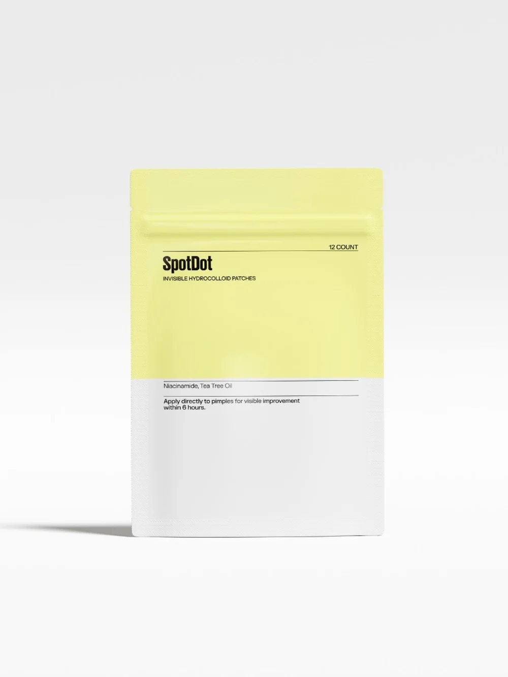 SpotDot Invisible Hydrocolloid Pimple Patches 12CT